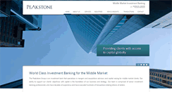 Desktop Screenshot of peakstonegroup.com
